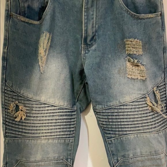 Men’s Biker Jeans - Picture 3 of 4